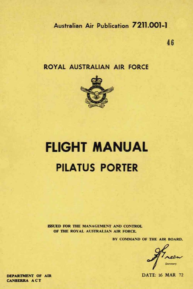 Flight manual - Pilatus Porter PC-6/B1-H2 - Documents - Avsim R Us