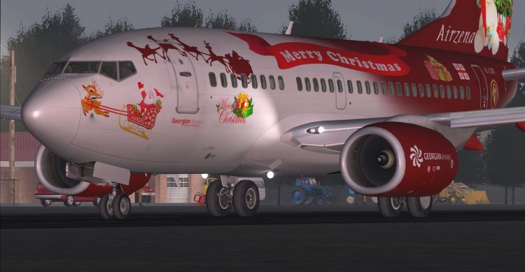 fsx pmdg 777 christmas repaint fsx pmdg 777 christmas repaint
