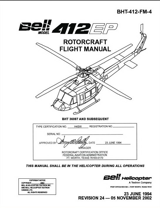 Bell F20 Manual