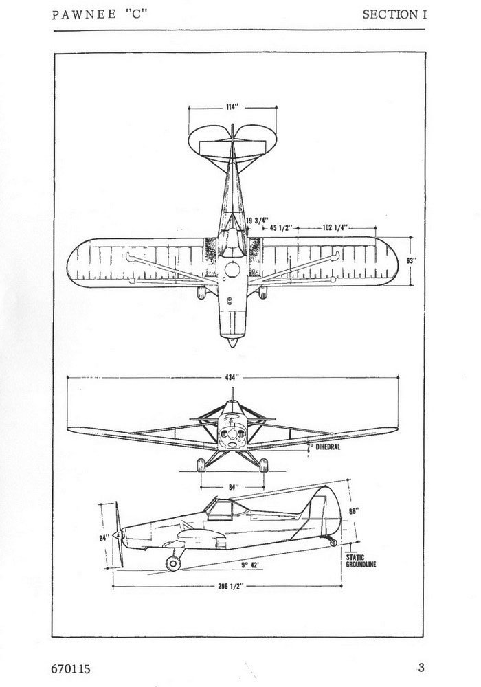 Piper PA25 Pawnee C Owner's Handbook Documents Avsim.su
