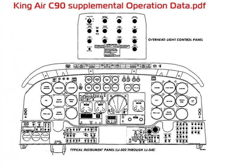 KingAir C90 systems and checklist. Documents Avsim.su