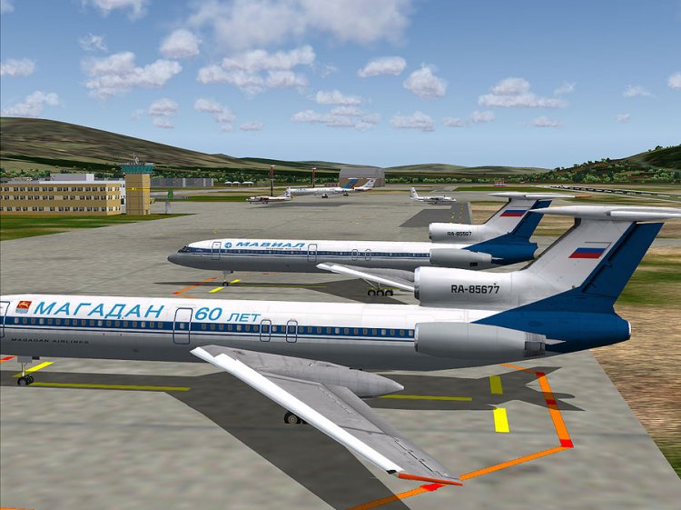 Files Traffic airlines' MAVIAL and Chukotavia "Summer 2006 Avsim.su