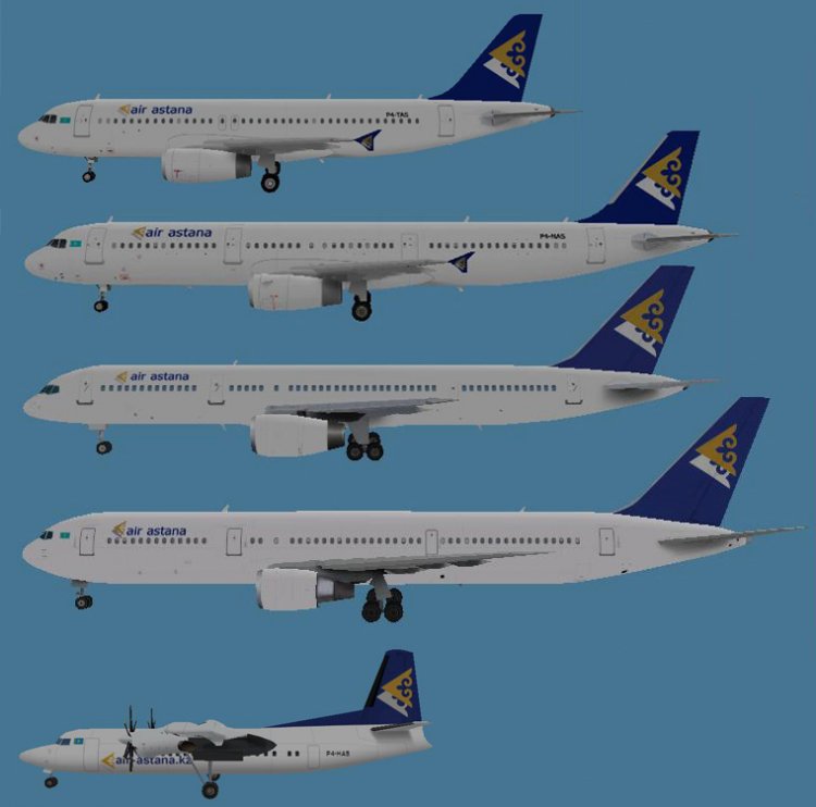 Package for modeling textures Airbus A320-200 IAE, A321 IAE (EvolveAI), Boe...