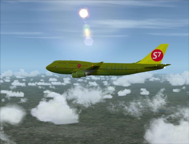 PMDG Boeing 747-400 S7 Airlines - FS2004 Aircraft Liveries and Textures ...