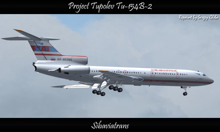 Project Tupolev Tu-154B-2 - Sibaviatrans - FS2004 Aircraft Liveries and ...