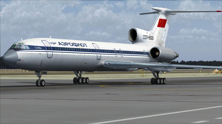 ПТ Ту-154М А/К Аэрофлот. Борт СССР-85639 - FS2004 Aircraft.