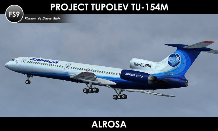 Project Tupolev Tu-154M - Alrosa - FS2004 Aircraft Liveries And.