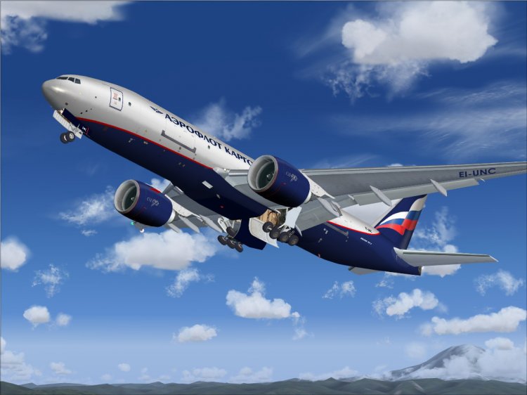 Boeing 777 200 Aeroflot 777 200ER Transaero 777F Aeroflot kargo FS2004 Aircrafts Avsim.su