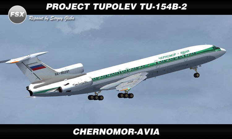 Project Tupolev Tu-154B-2-Chernomor-Avia - FSX Aircraft Liveries and ...