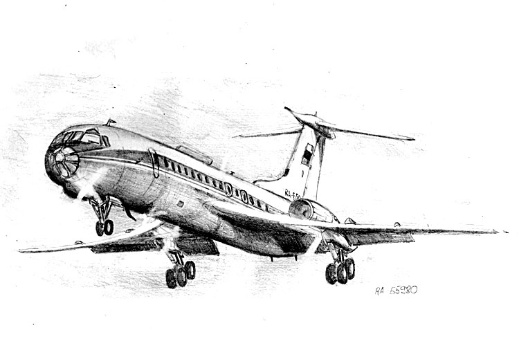 Ту 134 рисунок