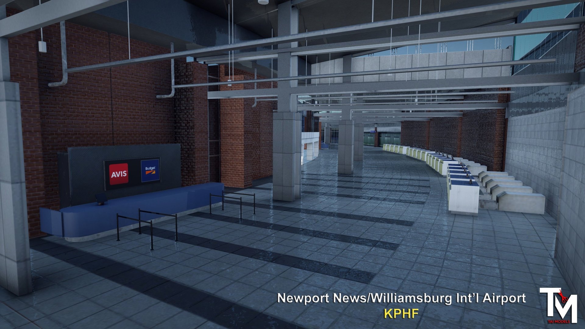 KPHF - Newport News/Williamsburg International Airport от TAIMODELS ...